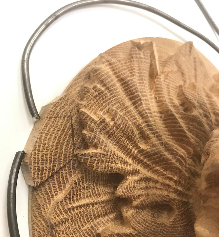 Integration of wood repair through grain matching